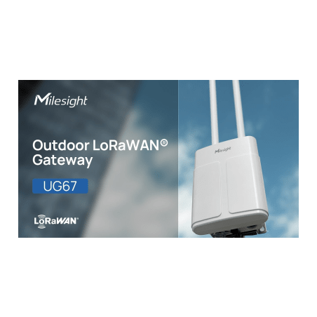Gateway LoRaWAN para exterior, de largo alcance, con modulo SIM