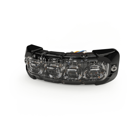 Luz perimetral , 8 LED Ultra Brillantes, Dual Color Azul / Claro