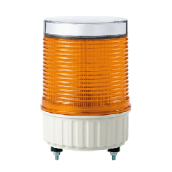 Luz LED destellante IP65, recargable solar en color Ámbar