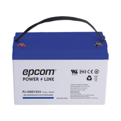 Batería 12 Vcc / 100 Ah / UL / Tecnología AGM-VRLA / CICLO PROFUNDO / Para uso en aplicaciones fotovoltaicas y de emergencia /