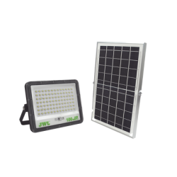 Reflector de 100 W con Panel Solar / Batería 3.2 V CD / T.C.C. 6 500 K / IP66.