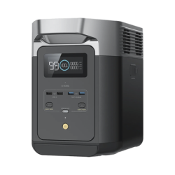 EcoFlow DELTA 2 MAX | Estación de Energía Portátil 2048Wh Litio LFP / 6 AC 2400 W (Max. 3400W) / 2 USB-C 100W / Capacidad par