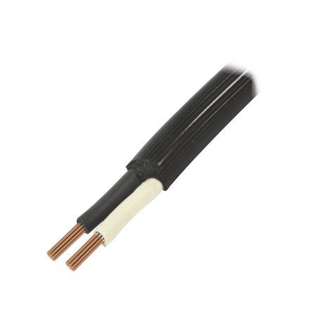 Cable Eléctrico de Uso Rudo 2 Hilos Calibre 18 AWG, Hasta 600 V. Rollo de 100 m.