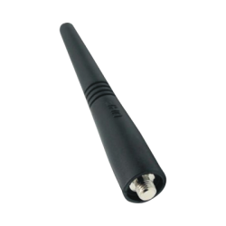 Antena UHF Helicoidal Recortada, 400-470 MHz, para Radios Portátiles PRO5150/EP450/DEP450/CP200/GP300 de Conector Rosca tipo Mo