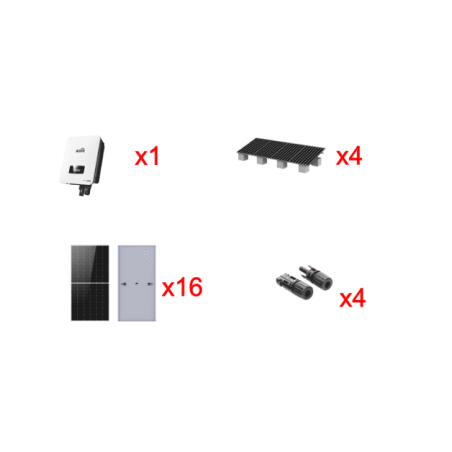 Kit Solar Interconexion / 10kW 220Vca / Inversor AFORE / Montaje Incluido