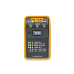 Probador de Tomacorriente Eléctrico Estándar o GFCI, Con LEDs de Alto Brillo y Gráfico Incluido Para Verificar Rápida y Fác