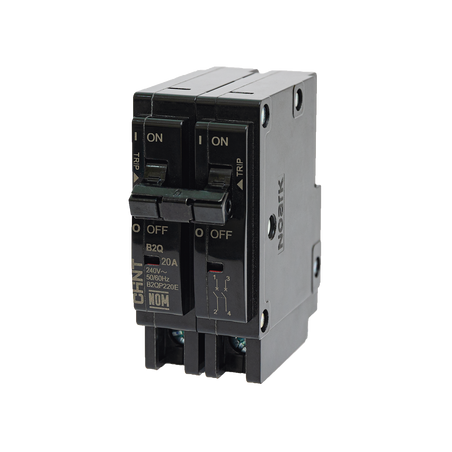 Interruptor Termomagnético Enchufable, Serie: B2Q, 2P, 30A, 240V (SKU:1002281)