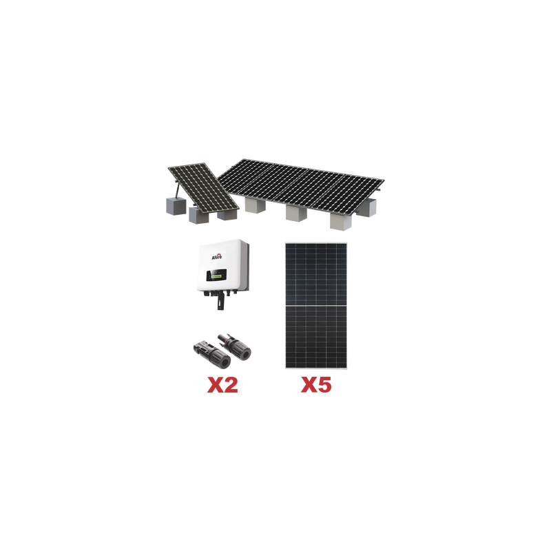Kit Solar Interconexion / 3kW 220Vca / Inversor AFORE / Montaje Incluido