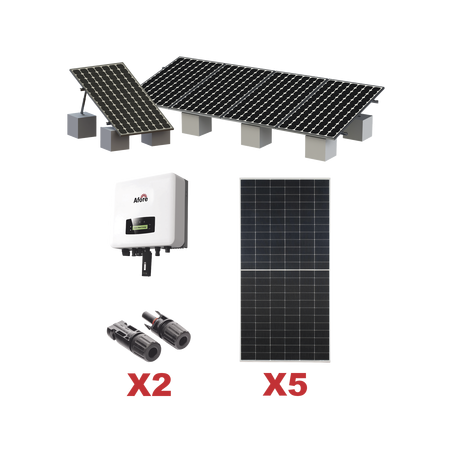 Kit Solar Interconexion / 3kW 220Vca / Inversor AFORE / Montaje Incluido