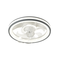 Ventilador de Techo con Luminario LED de 110 V CA 50/60 Hz / 88 W /4500 Lm / 6500 - 4 000 - 2 700 K /3 Tonos de Luz / 500 mm / 6