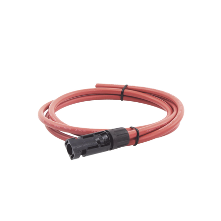Cable Fotovoltaico, 1.5 m, Rojo, Calibre 10 AWG con Terminal MC4-M en un Extremo