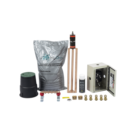 Kit de Tierra Física modelo TG100K con Electrodo Magnetoactivo 67 x 17 cm, capacidad Max: 100 AMP