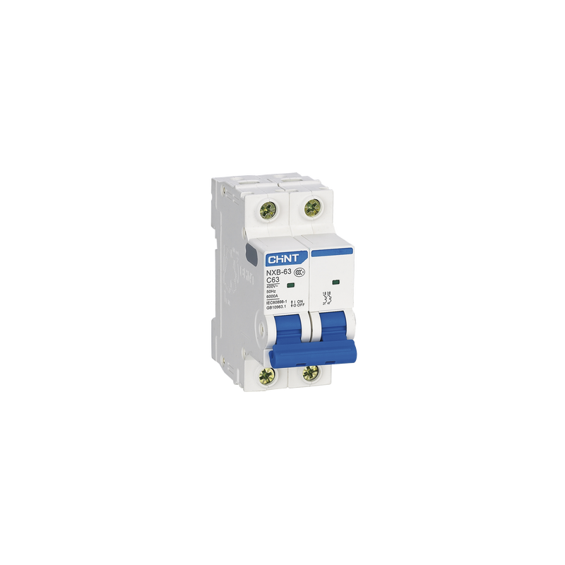 Pastilla para Riel Din, 2 Polos, 16 Amp, Vca:110/415v, 6kA, Catálogo: NXB632PC16.