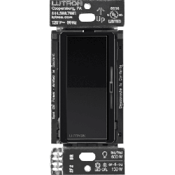 (Caseta Wireless) Atenuador de pared. Aumenta/Disminuye Intensidad de Iluminación. No requiere cable neutro. 150W LED / 600W IN