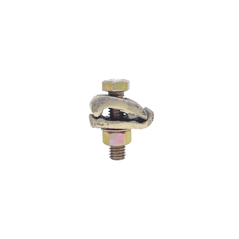 Conector Cable a Superficie Plana / Bronce 100% / Cable 4-2/0 AWG / Sin Soldadura Exotérmica / 2.5x3.5 cm (1x1.4 in)