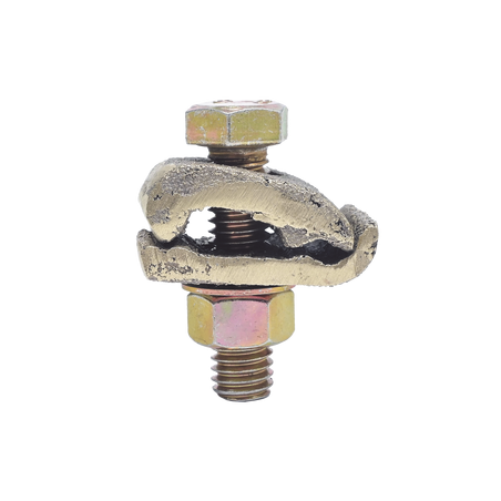 Conector Cable a Superficie Plana / Bronce 100% / Cable 4-2/0 AWG / Sin Soldadura Exotérmica / 2.5x3.5 cm (1x1.4 in)