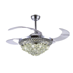 Ventilador de Techo con Luminario LED de 110 V CA 50/60 Hz / 88 W /4500 Lm / 6500 - 4 000 - 2 700 K /3 Tonos de Luz / 1075 mm / 