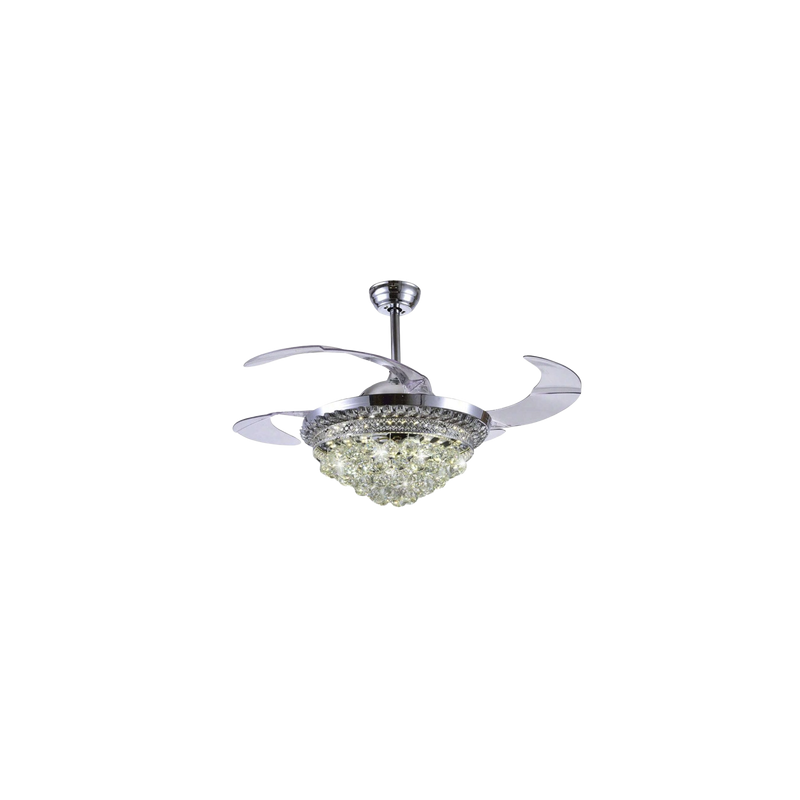 Ventilador de Techo con Luminario LED de 110 V CA 50/60 Hz / 88 W /4500 Lm / 6500 - 4 000 - 2 700 K /3 Tonos de Luz / 1075 mm / 