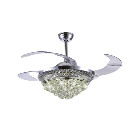 Ventilador de Techo con Luminario LED de 110 V CA 50/60 Hz / 88 W /4500 Lm / 6500 - 4 000 - 2 700 K /3 Tonos de Luz / 1075 mm / 