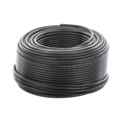 Bobina de 100 metros / Cable Fotovoltaico / Negro / Recubrimiento XLPE / 4mm² / 12 AWG / Hasta 1,800 Vcc