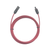 Cable Fotovoltaico / 1 metro / Color Rojo / Calibre 10 AWG / Terminal MC4-Macho y Hembra en ambos extremos
