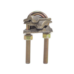 Conector X 2 Cables / Calibre 4-2/0 AWG / Bronce 100% / Unión Cruzada / Sin Soldadura / Baja Resistencia