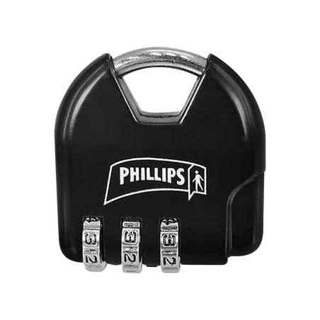 Candado de Combinación Ajustable / No Requiere Llave / Color Negro.