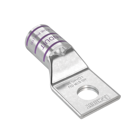 Zapata de Compresión de Cobre con Orificio 3/8", para Cable 4/0 AWG. 1 Piezas