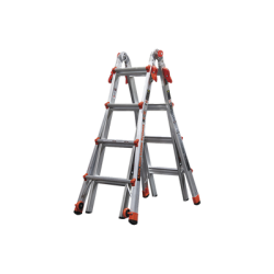 Escalera Multi-Posiciones de 5.18 m (17') para Superficies Inclinadas (SKU 15417-001).