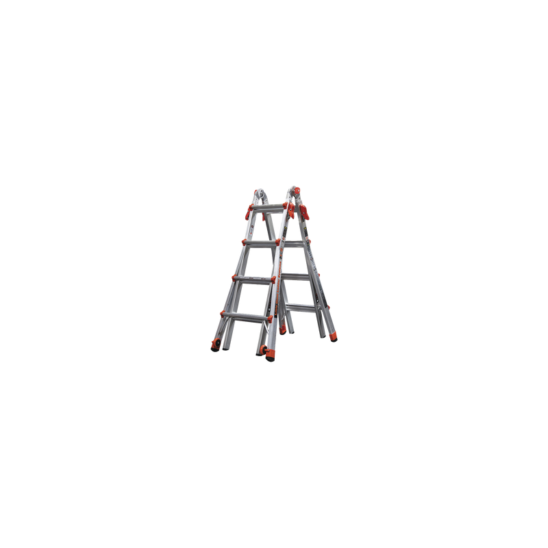 Escalera Multi-Posiciones de 5.18 m (17') para Superficies Inclinadas (SKU 15417-001).