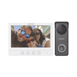 Kit de Videoportero TurboHD con Pantalla LCD a Color de 7" / Frente de Calle para Exterior de Metal / 720p (1 Megapíxel )117° 