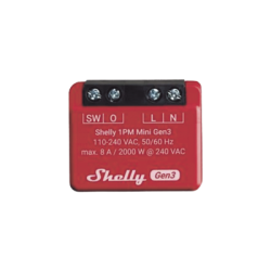 Mini Interruptor inteligente con Wi-Fi, medición de consumo, 1 canal 8A, compatible con asistentes de voz Alexa y GoogleHome