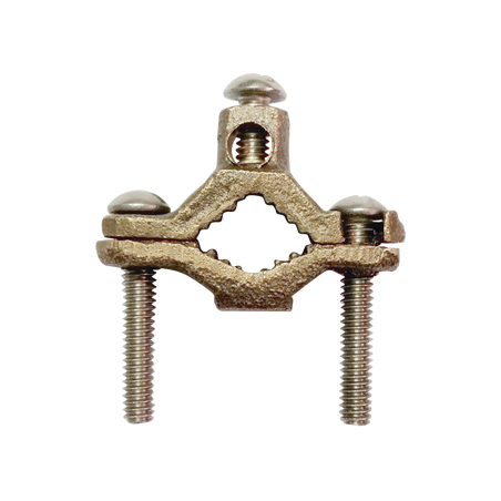 Conector Tubo a Cable / Bronce 100% / Tubo hasta 1 1/4 in / Cable 4 AWG / Aterrizaje Torres TZ / Sin Soldadura