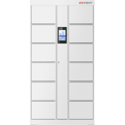 Locker Inteligente de 12 Espacios con Reconocimiento Facial Incluido de 8" / MAESTRO / Uso para Visitantes y/o Empleados / Fáci