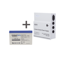 Kit / Fuente regulada de 11 - 15 V @ 5A / Capacidad de respaldo / Modelo ACPST1205 + Batería incluida LK712