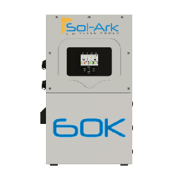 Inversor Hibrido Interactivo SOL-ARK, 60 Kw, 480 Vcc, 3 fases. , WIFI incluido, IP65, Entrada de Baterías a 160-800 Vcc