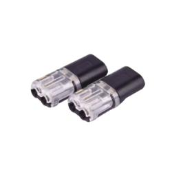 Bolsa con 25 conectores / Enchufables / Para 2 cables / compatibles en calibre 22 al 18 AWG