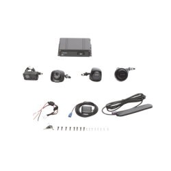 Kit DVR Móvil 1080P / Incluye 4 Cámaras TURBOHD 1080P / Modulo 4G y GPS / Soporta Memoria SD / Visualización por Hik-Connect 