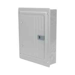 Centro de carga monofásico 1 Fase, 3 Hilos para interruptores QP, de 12 polos - 24 circuitos, 120/240vca, Barras de aluminio 12