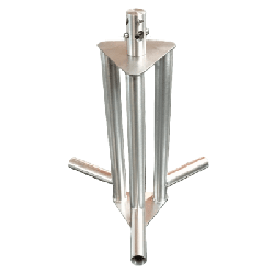 Electrodo Acero Inoxidable / Diseño Delta / Cilindro Equipotencial Autoconectable / Terrenos Corrosivos / Reemplazo Tierras Nat