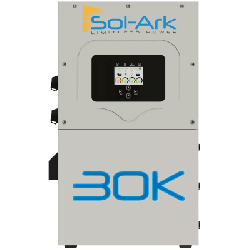 Inversor Hibrido Interactivo SOL-ARK, 30 Kw, 220 Vcc, 3 Fases, WIFI incluido, IP65, 160-500 Vcc baterias