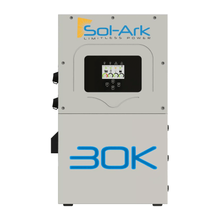 Inversor Hibrido Interactivo SOL-ARK, 30 Kw, 220 Vcc, 3 Fases, WIFI incluido, IP65, 160-500 Vcc baterias