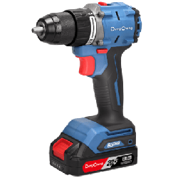 Rotomartillo / Taladro Inalámbrico de 20V sin Carbones, Broquero de 1/2", incluye 2 Baterías de 2.0 Ah, Cargador y Maletín