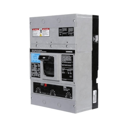 Interruptor Termomagnético 600V 3X600A, Sin zapatas principales.