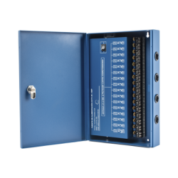 Fuente de Poder Profesional HEAVY DUTY @ 20 Amperes / 16 Canales / Hasta 1.25A por Salida / Ajuste Independiente de 11 a 15 Vcc 