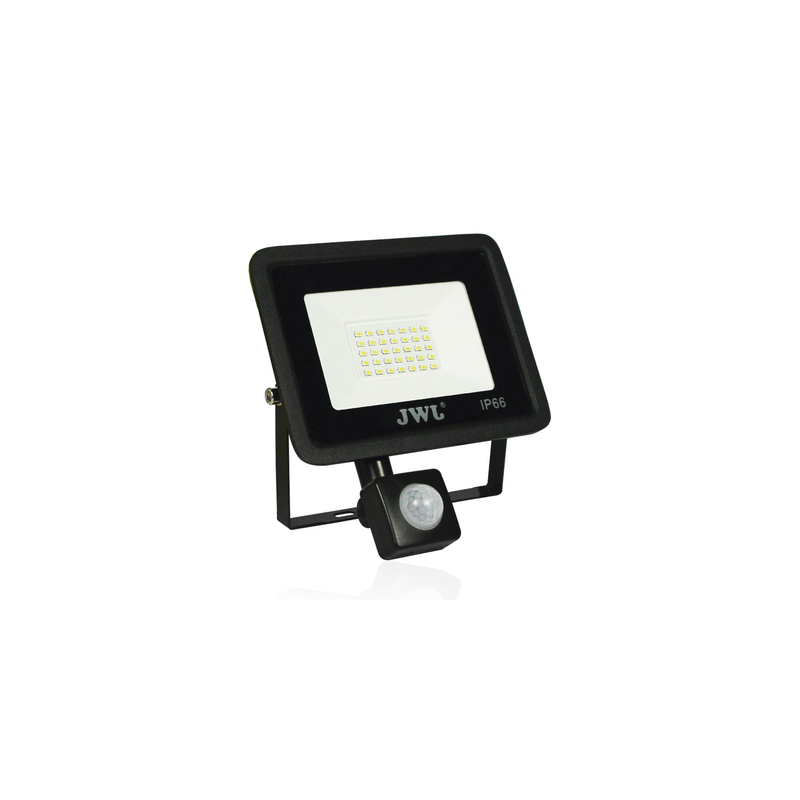 Reflector con Sensor de Movimiento 30 W /160 x 180 mm / 85 - 265 Vca~ 50/60Hz / Ultra delgado / Uso en exterior - interior.