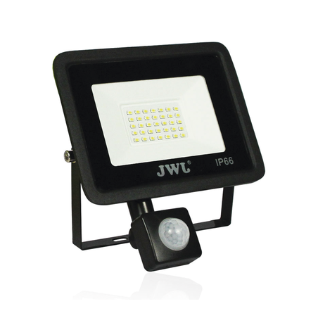 Reflector con Sensor de Movimiento 30 W /160 x 180 mm / 85 - 265 Vca~ 50/60Hz / Ultra delgado / Uso en exterior - interior.