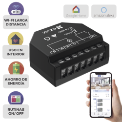 Relevador Wi-Fi Inteligente / Ideal Para Control de Iluminación / 1 Salida para un Apagador / Control Remoto / Horarios Persona