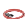 Cable Fotovoltaico, 1 m, Rojo, Calibre 10 AWG con Terminal MC4-M en un extremo