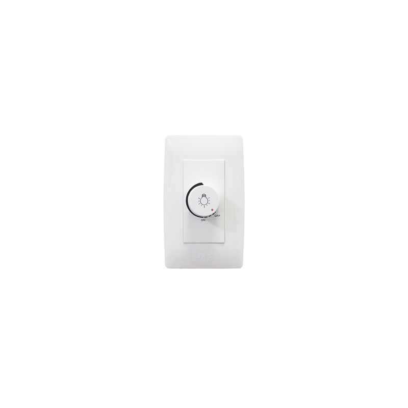 Dimmer Rotativo para Lámpara Incandescentes / 300 W 127 V CA / Color Blanco.